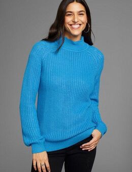 Laura Scott Strickpullover aus Grobstrick mit Stehkragen
