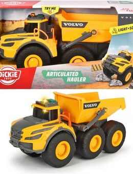 Dickie Toys Spielzeug-Kipper Volvo Articulated Hauler, mit Licht und Sound