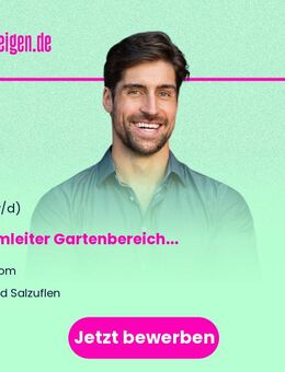 Teamleiter Gartenbereich (m/w/d) - Bad Salzuflen