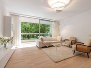 Stilvoll renovierte, möblierte 2-Zimmer-Wohnung mit Südwest-Loggia in Bestlage - München