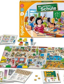 Ravensburger Spiel tiptoi® Wir spielen Schule, Made in Europe