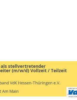 Buchhalter als stellvertretender Abteilungsleiter (m/w/d) Vollzeit / Teilzeit - Frankfurt (Main)
