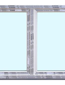 Kunststofffenster Fenster auf Lager abholbar 150x120 cm 2-flg. 3-fach Verglasung - Essen