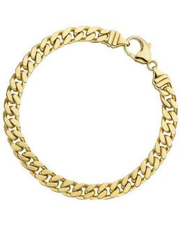 JOBO Goldarmband Armband, Panzerarmband 585 Gold massiv 19 cm