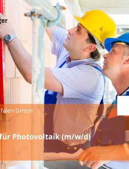 Bauleiter für Photovoltaik (m/w/d) - Lippetal