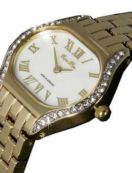 CD-01 W Carpe Diem, Damen Uhr, Armbanduhr, Themista vergoldet mit Strass - Lübeck