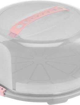 Emsa Kuchentransportbox K32684 Prep&Bake, Kunststoff, (2-tlg), rund 34 cm, Tragegriff