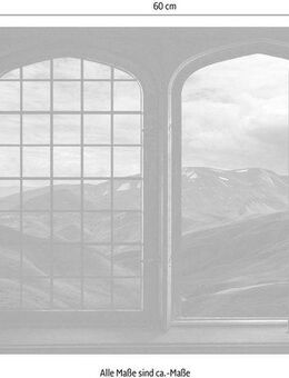 queence Wandsticker Schottland, Wandsticker, Wandbild, selbstklebend, 3D, Fenster