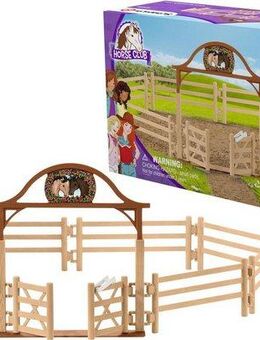 Schleich® Spielwelt HORSE CLUB, Pferdekoppel mit Eingangstor (42434), Made in Germany