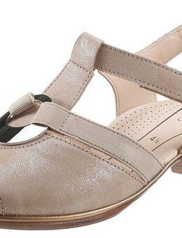 Ara LUGANO Sandalette, Sommerschuh, Sandale, Blockabsatz, mit Gummizug und Klettverschluss