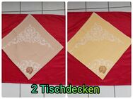 Tischdecke, Tischtuch, Tafeldecke, 2 Stück, 4 Bilder - Immenhausen