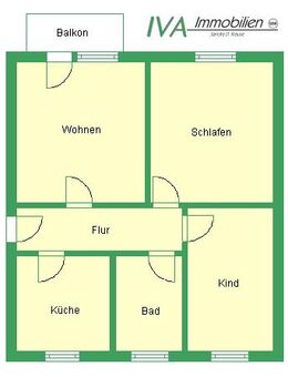 Schöne 3-Raum-Wohnung mit Balkon im beliebten Stadtteil Pausitzer Delle - Riesa