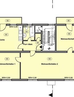 Renovierte 3 Zimmer Wohnung mit 2 Balkonen - Ludwigshafen (Rhein)