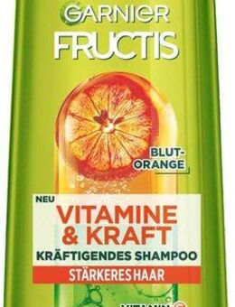 GARNIER Haarshampoo Garnier Fructis Vitamine & Kraft Shampoo, Set, 6-tlg., Geeignet für dünnes Haar