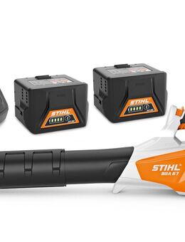 Stihl BGA 57 Akku-Komfortgebläse Laub Gebläse Profihandschuhe Akku Ladegerät (44m/s, 5N) im Starter Set Set5342 - Wuppertal