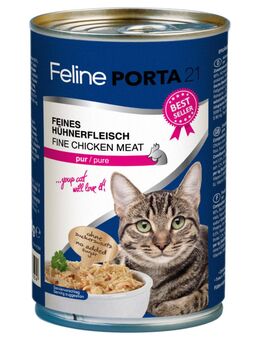 Sparpaket Feline Porta 12 x 400 g - Hühnerfleisch pur