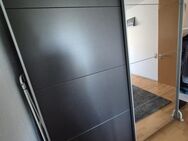 Kleiderschrank Anthrazit mit Spiegel - Neckarwestheim