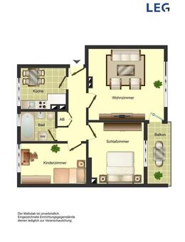 Gesucht und gefunden! Bezugsfertige 3-Zimmer-Wohnung mit Balkon und Laminat in Weddinghofen - Bergkamen