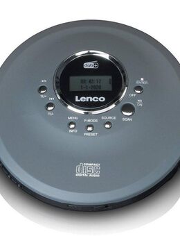 Lenco CD-400GY - Tragbarer CD/MP3-Player Radio
