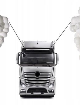 2x MICHELIN Mann BELEUCHTETER DACHMANN FIGUR 45CM Lampe Beleuchtung LKW MAN DAF MERCEDES RENAULT VOLVO ACTROS TGX TGA etc. - Wuppertal