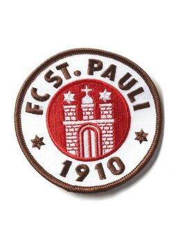FC St. Pauli Aufnäher FC St. Pauli Aufnäher FC St. Pauli Logo 8x8cm