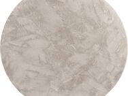 Paco Home Fellteppich Kunstfell Soft 380, rund, Höhe: 14 mm, Langflor, Kuschelteppich - besonders weich, Uni-Farben