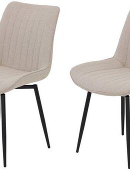 HELA Drehstuhl Vierfußstuhl BERGEN (Set, 2 St), Esszimmerstuhl, XL-Sitzbreite, 360° drehbar
