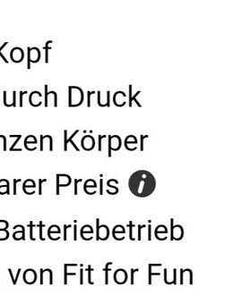 Massage Gerät mit Druckpunkt Funktion - Hamburg