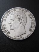 Silbermünze OTTO KOENIG VON BAYERN, 1908 in 8810