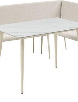 OTTO home Eckbank Cassy, pflegeleichter Strukturstoff, Metallgestell, FSC-zertifiziertes Holz