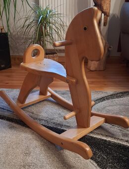 Schaukelpferd helles Holz zu verkaufen - Fürstenfeldbruck