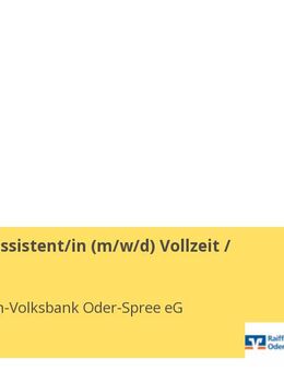 Vorstandsassistent/in (m/w/d) Vollzeit / Teilzeit - Beeskow