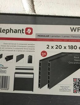 MPC Paneele,WPC Steckzaunsystem 2x20x180cm - Solingen (Klingenstadt)