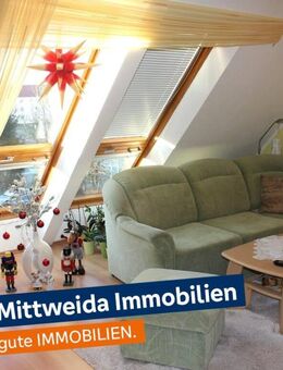Gemütliche 3-Zimmer Dachgeschoss-Wohnung in ruhiger grüner Umgebung - Mittweida