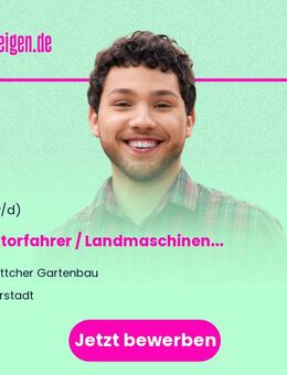 Traktorfahrer (m/w/d) / Landmaschinenführer (m/w/d) - Bürstadt