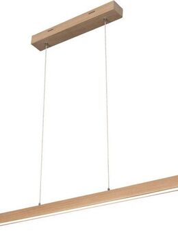SPOT Light Pendelleuchte SMAL, Dimmfunktion, LED fest integriert, Warmweiß, Hängeleuchte, Eichenholz, mit integriertem 24V-LED-Modul, Touch Dimmer