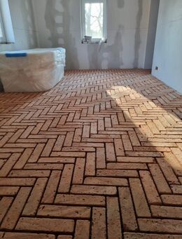 Antik Riemchen Terracotta Ziegel boden fliese Küche Bad Lounge alte Mauersteine Landhaus shabby chic - Halle (Saale)