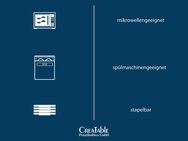 CreaTable Becher Universal Fresh Bicolor, Becher 35 cl, 6-tlg., Steinzeug, Frische Farben