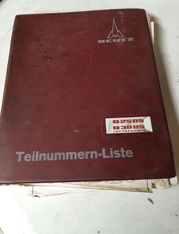 Ersatzteile Liste Deutz Traktor 2505/3005 - Büdingen