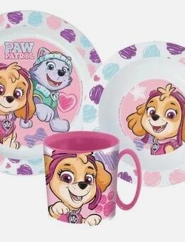 Paw Patrol Sketch Tafelset, Mikroplastik-Set mit 350 ml Becher - Neumünster