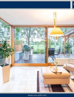 Doppelhaushälfte mit Panorama-Wintergarten und herrlichem Blick ins Naturschutzgebiet - Ludwigsfelde