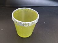 Teelichthalter aus Glas ca. 6cm hoch grün - Essen