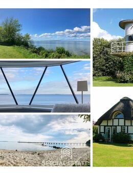 Reetdach-Idylle und Ihr eigener Leuchtturm - ein Bilderbuch-Ensemble auf großem Küstengrundstück! - Glücksburg (Ostsee)