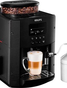 Krups Kaffeevollautomat EA8160 Essential Espresso, Wassertankkapazität: 1,7 Liter, inkl. Auto Cappuccino XS6000 Set