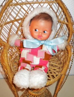 Franca-Puppe,Plastic/Stoff,Alt,ca. 26 cm - Linnich