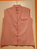 Bluse m. Knopfleiste u. Brusttasche ohne Arm Gr. 44, Fa. Jean Bell, NEU! in 04315