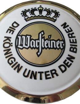 Warsteiner Brauerei - Die Königin unter den Bieren - Zapfhahnschild - 10,5 x 1 cm - aus Kunststoff - Doberschütz