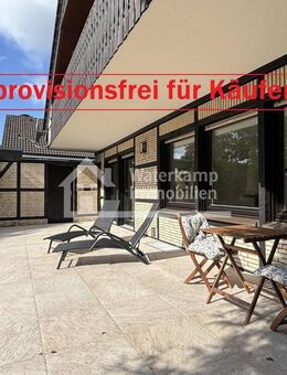 Top modernisierte Wohnung mit großer Terrasse + Garten (provisionsfrei für Käufer) - Nordwalde