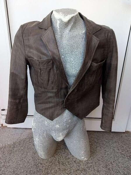 Leder-Designer-Jacke, Einzelstück, Messe-Vorführ-Modell, Gr. 50 - Simbach (Inn)