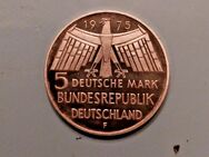 5 DM Gedenkmünze "Europäisches Denkmalschutzjahr" 1975 - Prägestätte F - Borken